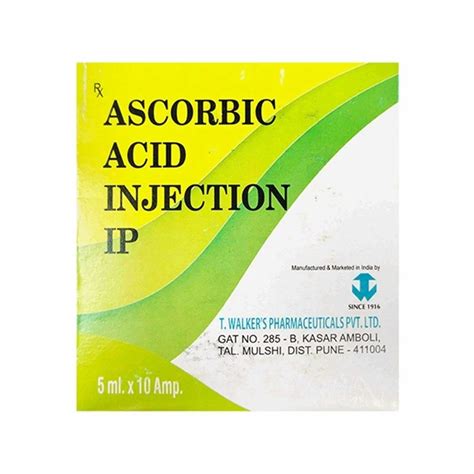 Ascorbic Acid Injection Ip Ampules At Rs Piece In Pune Id