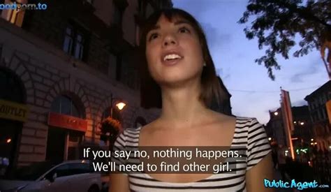 Public Agent Rooftop Sex With Cute Brunette P