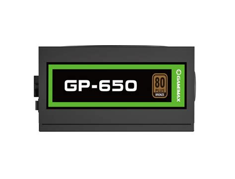 GameMax GP 650 V2 650W 80 Plus Bronze Power Supply - GP-650V2