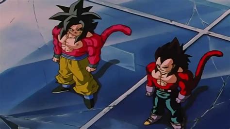 Dragonball Gt Ssj4 Goku And Ssj4 Vegeta Fusion Youtube