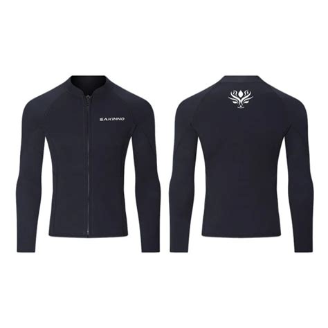 Wetsuit Top Or Bottom 2mm 3mm SCR Long Sleeve Neopren Wetsuit Zip