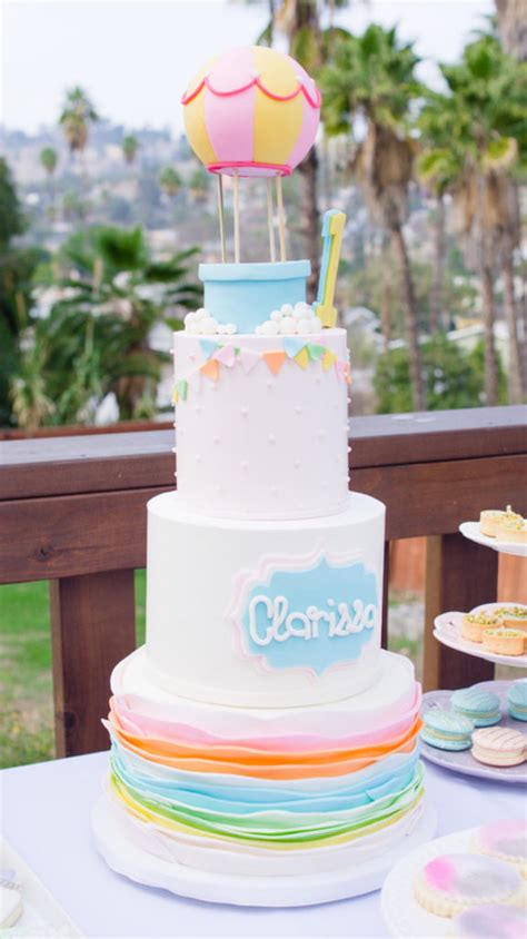 Kara S Party Ideas Hot Air Balloon Birthday Party Kara S Party Ideas