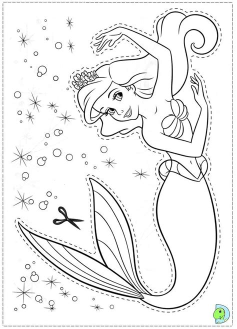 Pin De Renata En Disney Coloring Pages Sirena Para Colorear Sirenita