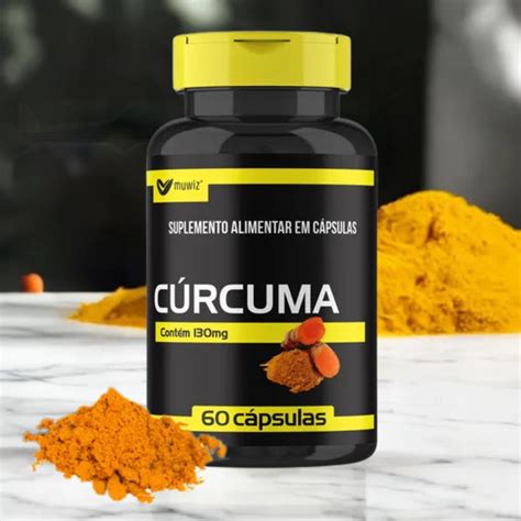 Curcuma Em Capsula É Bom - SUPLEMENTO ALIMENTAR DE CURCUMA EM CAPSULAS 130MG - 60 CAPSULAS