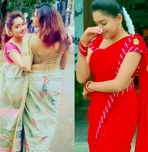 Sukruta Deshpande Kannada Actress CTS Hot Saree Pic Indiancelebblog