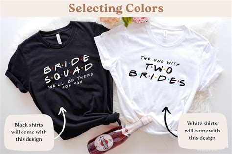 Lesbian Bachelorette Party Shirts Lesbian Two Brides Shirt Etsy