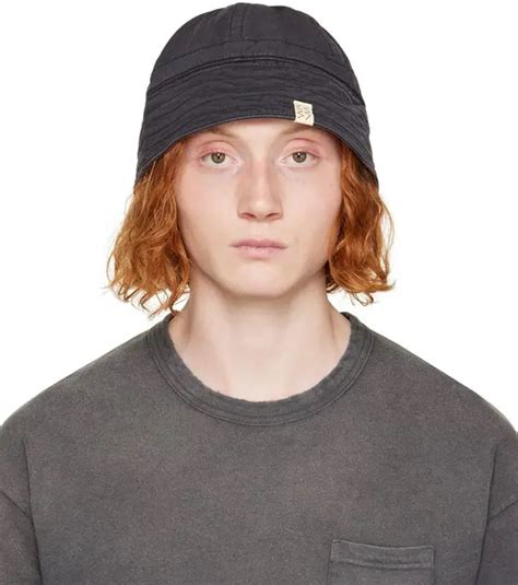 Visvim Quilted Bucket Hat Black Editorialist