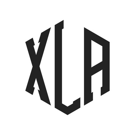 premium vector xla logo design initial letter xla monogram logo