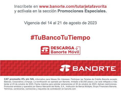 Banorte Hot Fashion De Bonificaci N En Tiendas Participantes