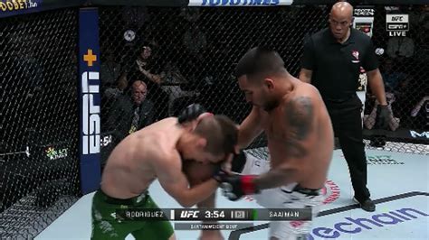 Ufc Fight Recap Christian Rodriguez Vs Cameron Saaiman