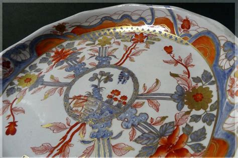 Proantic Porcelaine Du Japon Arita époque Edo Grand Plat Imari Do