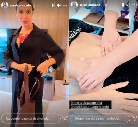 Sarah Andrade Mostra Barriguinha Ap S Fazer Lipo Lad