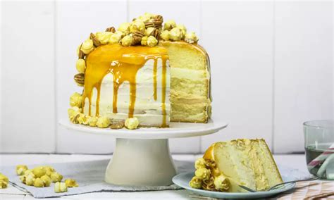 Naked Drip Cake Caramel Recept Dr Oetker