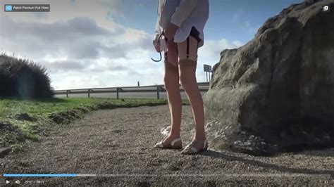 Crossdresser Sissy On A Road Parking Lot Sounding In Garter Nude Pics Xhamster