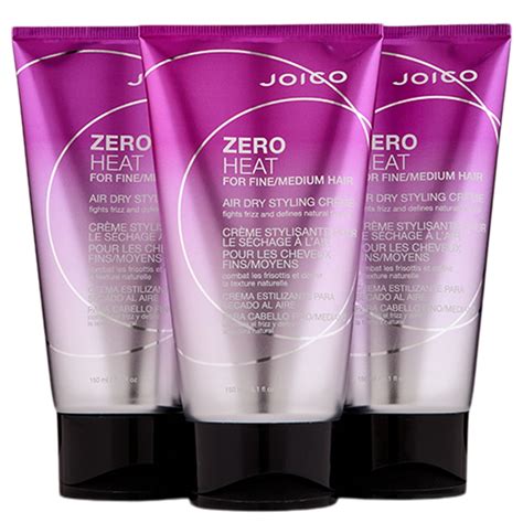 Joico Zero Heat Air Dry Styling Creme For Fine Medium Hair 3 Ct 5 1 Oz