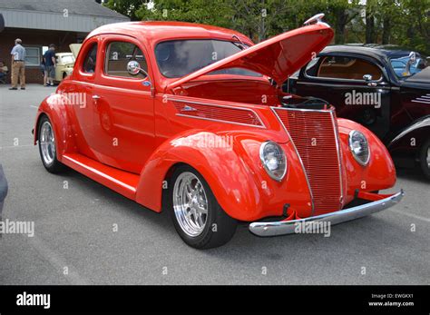 A Custom S Hot Rod Ford Stock Photo Royalty Free Image Alamy