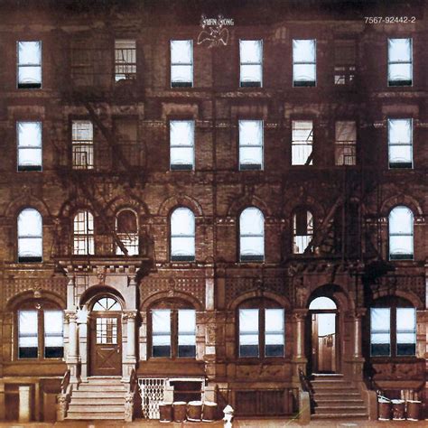 Carátula Interior Frontal de Led Zeppelin Physical Graffiti Portada