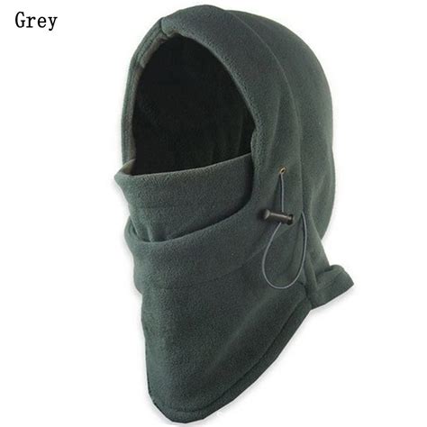 Winter Hat Caps Thickening Polar Fleece Men Windproof Ski Mask Warm