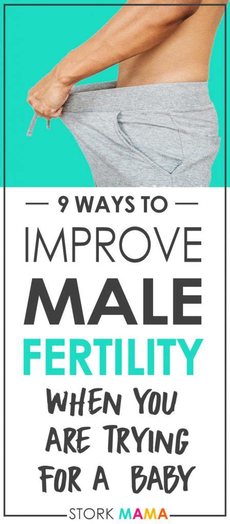 9 Ways To Improve Male Fertility To Get Pregnant Quickly Stork Mama