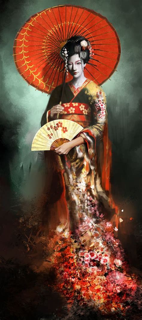 25 Beautiful Examples Of Geisha Artworks Naldz Graphics Geisha