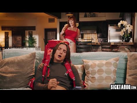 Rothaarige Milf Mit Gro En Titten Fickt Kerl Mit Gro Em Schwanz Nach Hei Er Masturbation