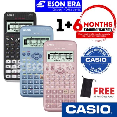 Casio Scientific Calculator Fx 570ex 18 Months Warranty Fx570ex Classwiz 552 Functions