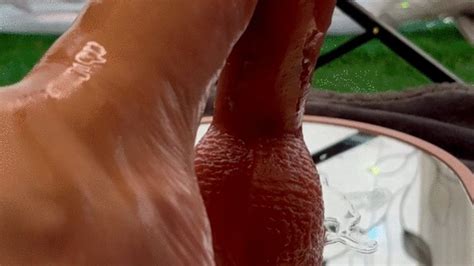 Oily Dildo Footjob Latinasolez Clips Sale