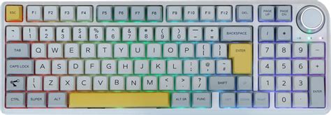 EPOMAKER TH ISO UK Layout Hot Swap Mechanical Gaming Keyboard With South Facing RGB LEDs