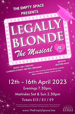 Legally Blonde The Musical JR Data Thistle
