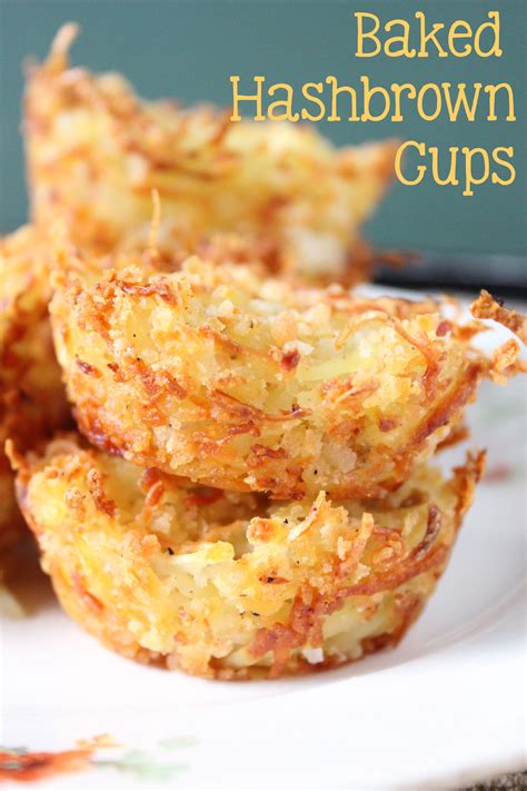 Cheesy And Crispy Hash Browns Baked To A Golden Brown Are Perfect For