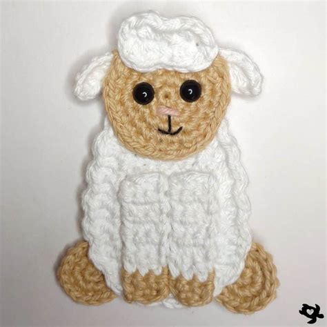 Crochet Sheep Appliqu Free Pattern Natalina Craft