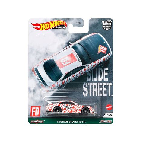 Set 5 Miniaturas Hot Wheels Premium Slide Street Counting Minis