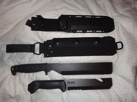 Amazon.com : Ontario SP8 Machete (Black) : Fixed Blade Camping Knives ...