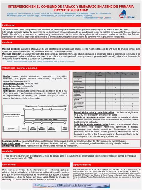 Ppt Intervenci N En El Consumo De Tabaco Y Embarazo En Atenci N