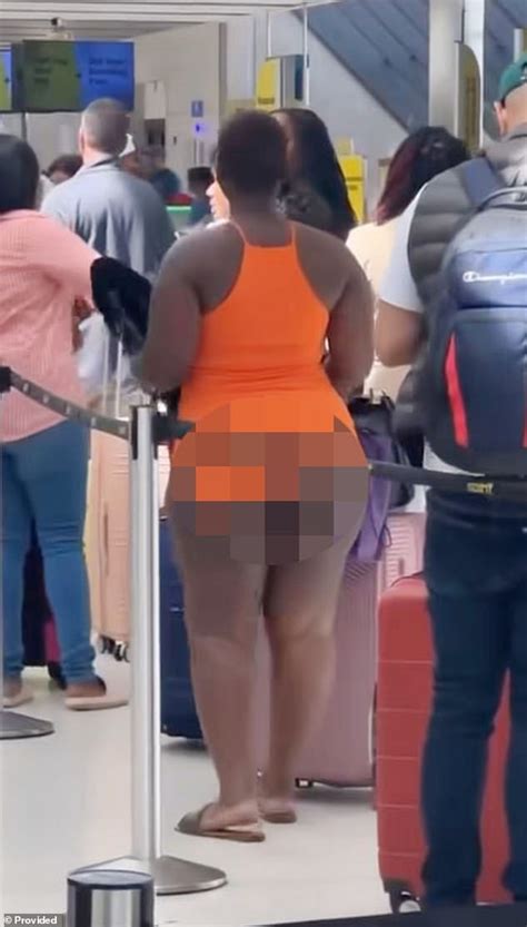 Woman Naked From Waist Down Stuns Fellow Passengers As She Waits In Line For Spirit Airlines