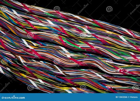 Telefonkabel 3 stockfoto. Bild von unschärfe, kommunikation - 1363266