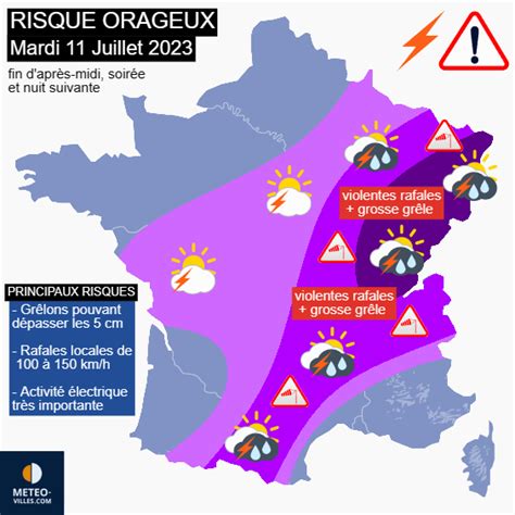 Actualités météo Canicule et violents orages prévus dans l est ce