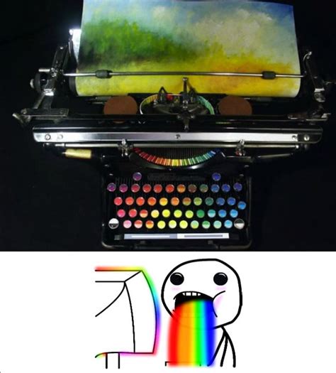 Rainbow Typing Meme By Abayarde Memedroid