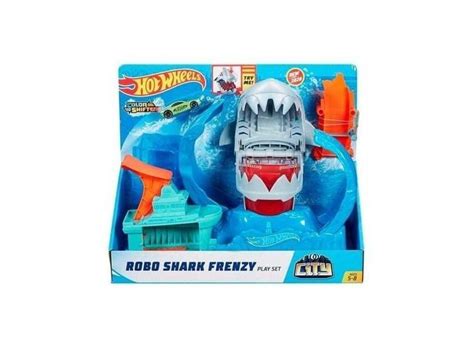 Hot Wheels Pista E Acessorio City Robo Tubarao Mattel Fun em Promoção é no Buscapé