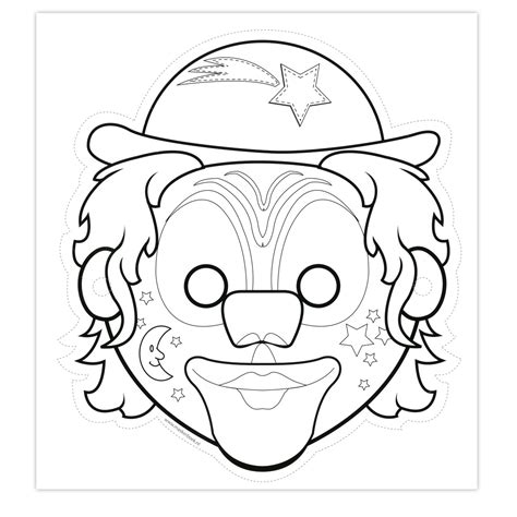 Маска Клоуна Раскраска +69 фото и картинок, распечатать бесплатно.