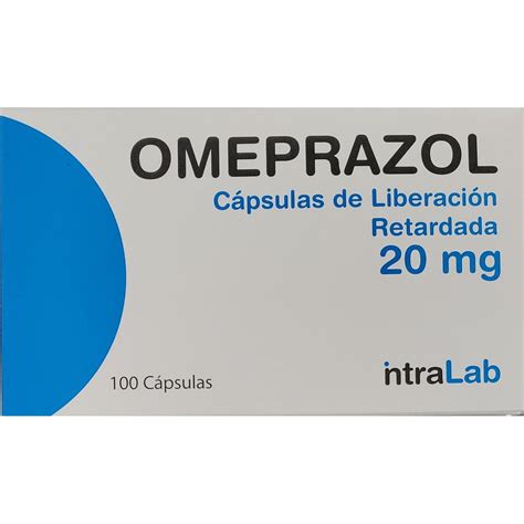 Omeprazol Intralab 20mg X 100 Caps Disfarmell