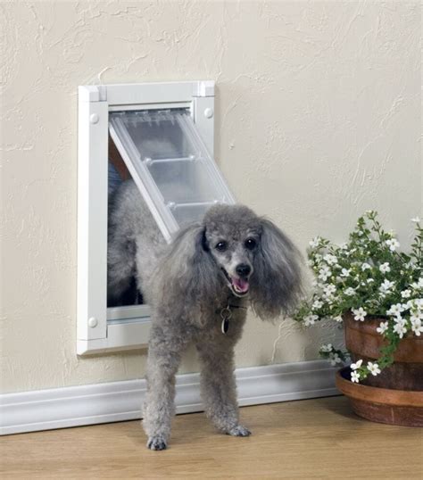 Wall Mount Single flap Pet Door - Dog Doors for Walls - In Wall Pet Door