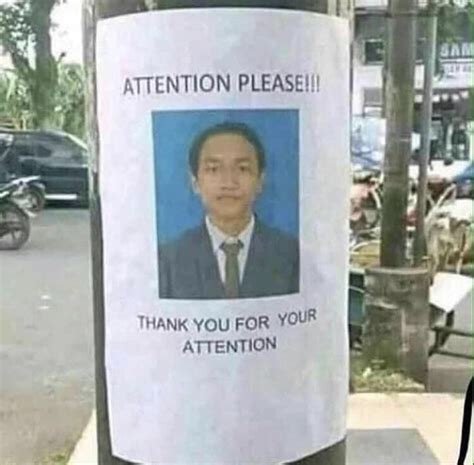 May I have your attention please - Meme Guy