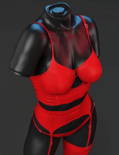 Genesis 9 的 X Fashion Natasia 内衣 X Fashion Natasia Lingerie for Genesis 9 Genesis 9 Clothing