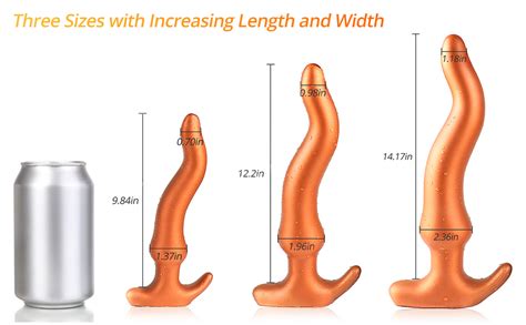 Amazon FST Long Butt Plug Ultra Soft Liquid Silicone Sinuous Anal