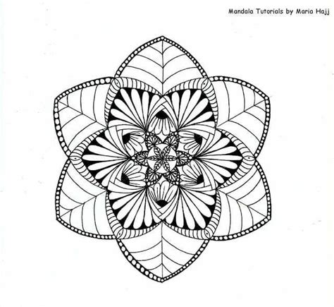 Mandala Leaf Pattern Drawing Easy Guide For Beginners