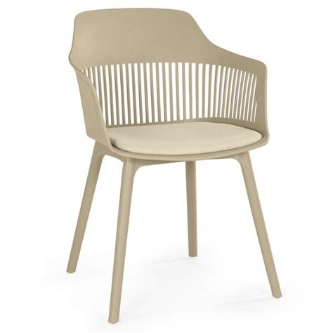 Cadeira Estofada De Jantar Marcela Nude Leroy Merlin