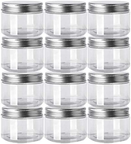 Amazon 8 Oz Clear Plastic Jars With Lids BPA Free PET Food Grade