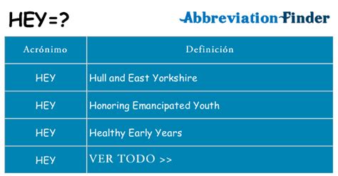 ¿Qué significa HEY?