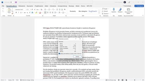 Microsoft Word Jak Sprawdzi Liczb Znak W